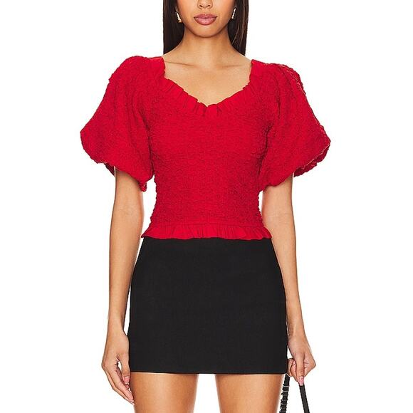 Show Me Your MuMu | Tops | Show Me Your Mumu Rom Com Red Cotton